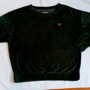 True Religion Olive Green Medium Size Sweatshirt